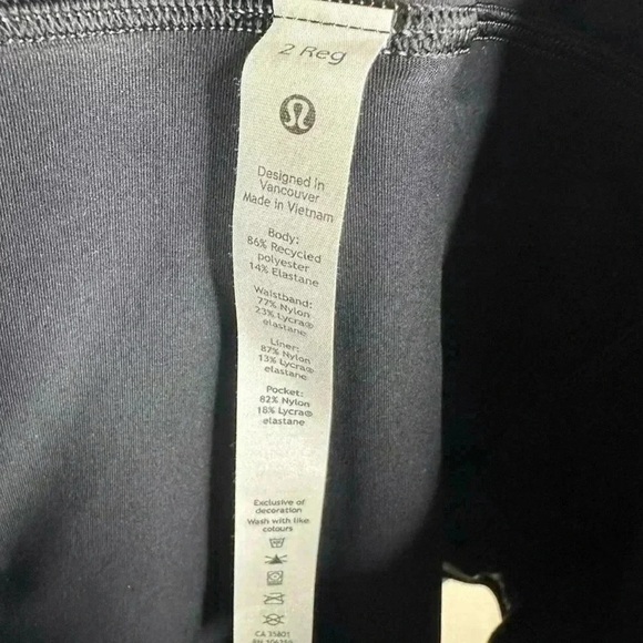 Lululemon Pace Rival Skirt (Regular) No Panels 13" Heather Lux W8A81R size 2 - Picture 7 of 7